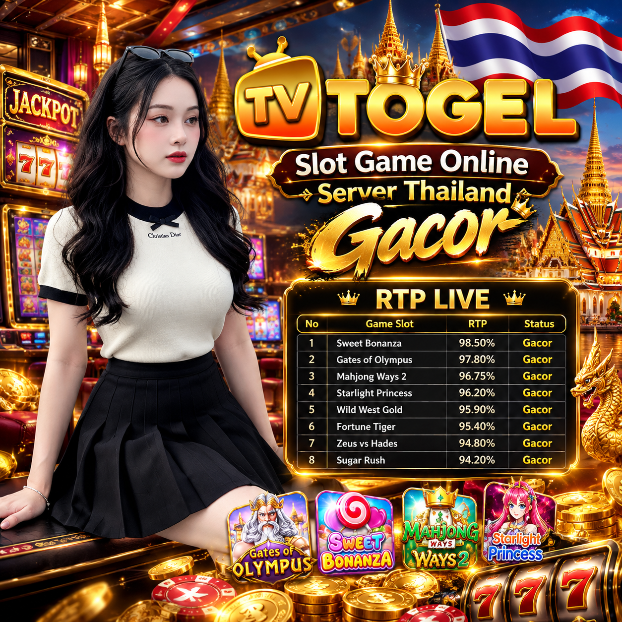 TVTOGEL >> Slot Game Online Server Thailand Gacor Gerak Sikik Gampang Maxwin